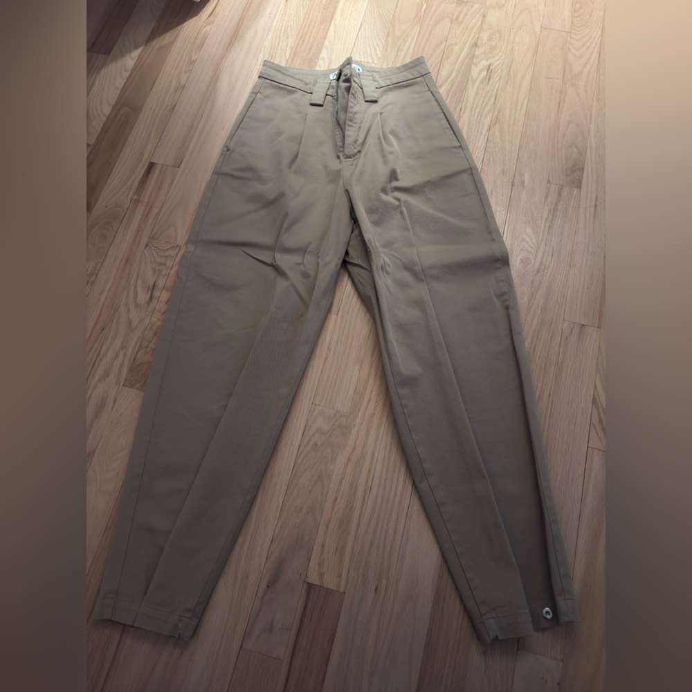 Zara Tan Chinos Straight Leg Pants